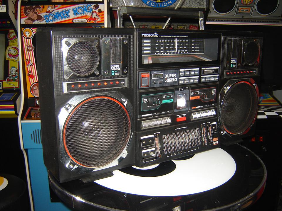 Tecsonic J1 (Huge Boombox featured in the movie "Do the Right Thing